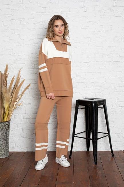 Oversize Triko Alt Üst Eşofman Takımı 1230