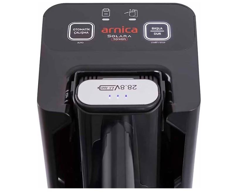 Arnica ET13490 Solara Tower Otomatik Toz Boşaltma İstasyonlu Şarjlı Süpürge