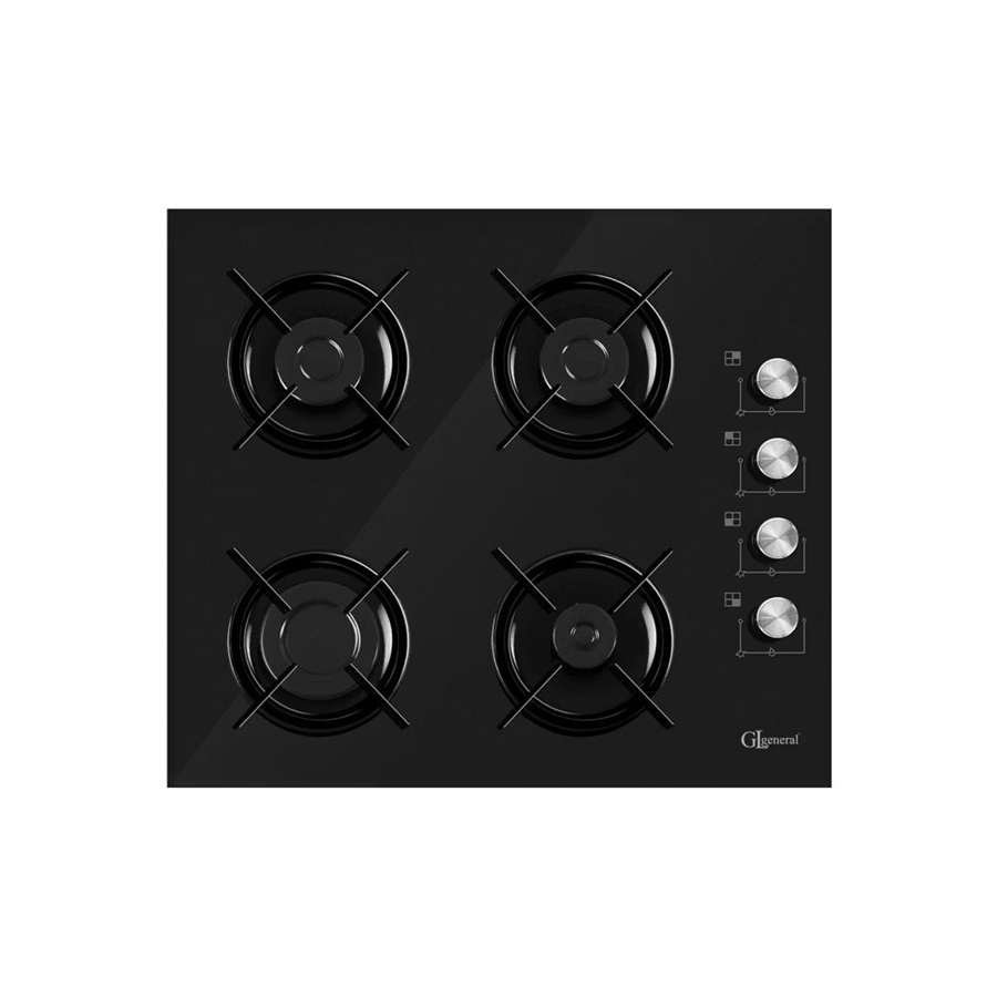 GL General GLO 2240STS Siyah Cam Set Üstü Ocak