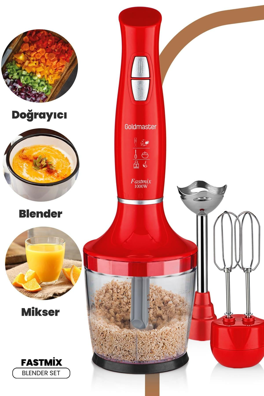 GOLDMASTER GM-7240K YASEMİN BLENDER SETİ