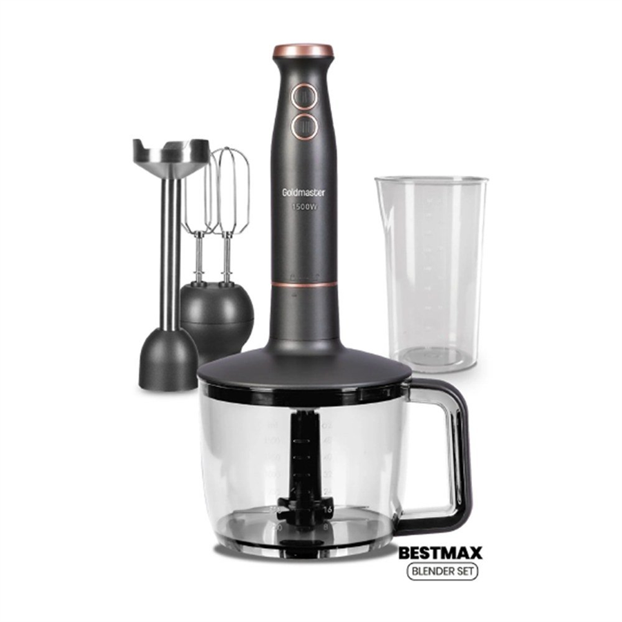 GOLDMASTER GM 7273 AN BESTMAX BLENDER SET ANTR ROS