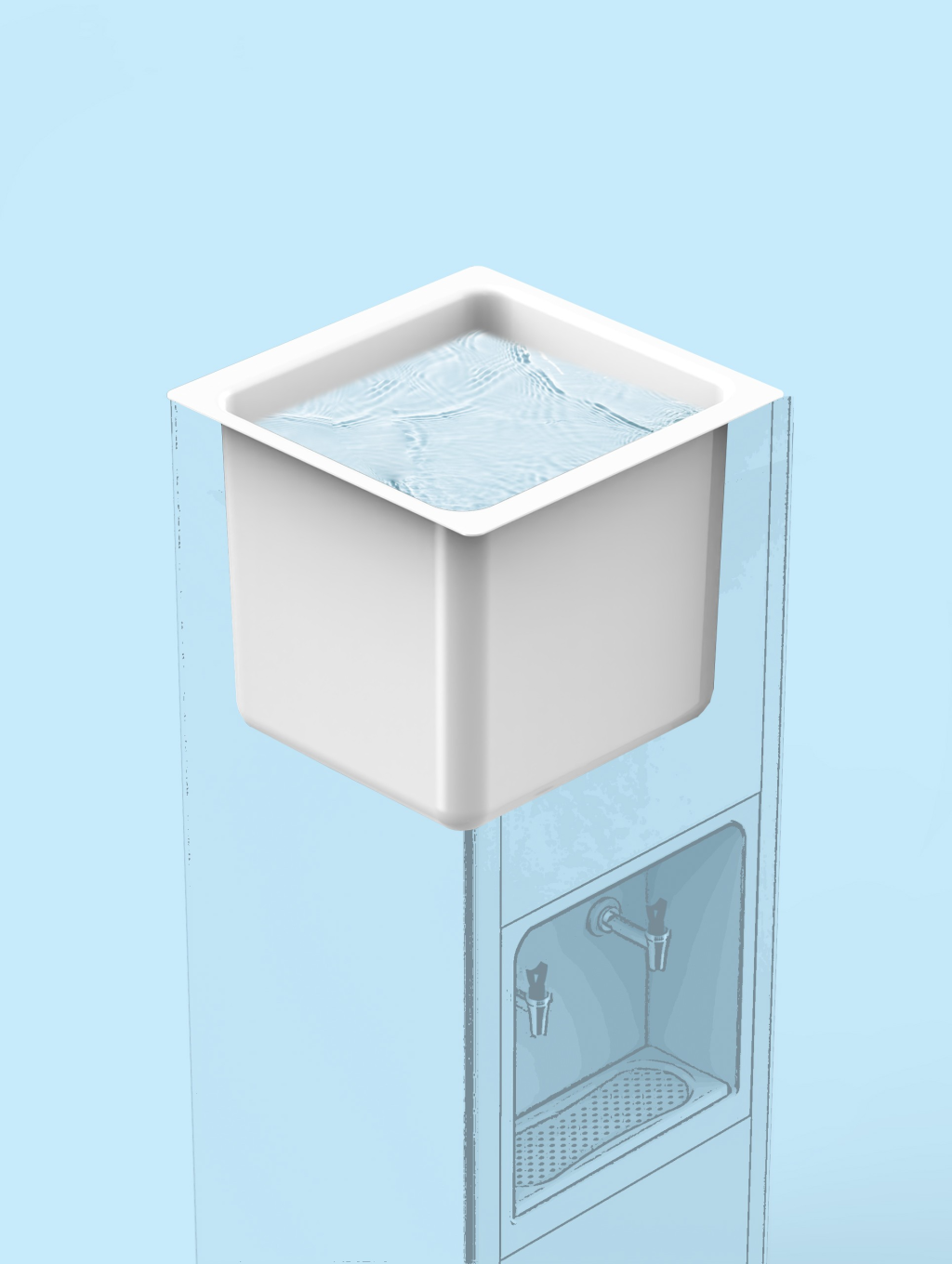 Green Cooler Krom Soğutuculu 90 Lt Su Sebili Ticari S80