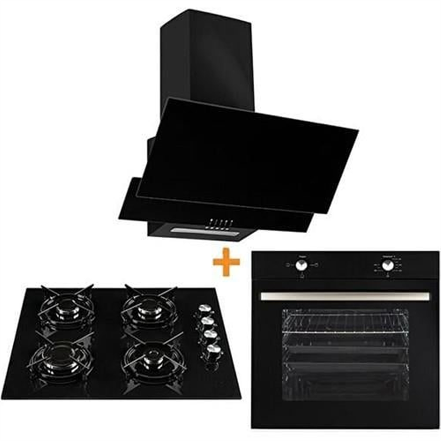 GREENNEST ANKASTRE SİYAH CAM SET