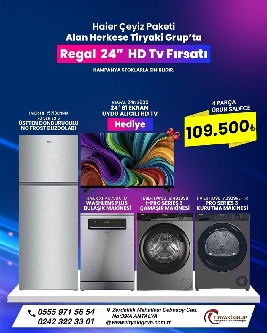 Haier Premium Çeyiz Paketi