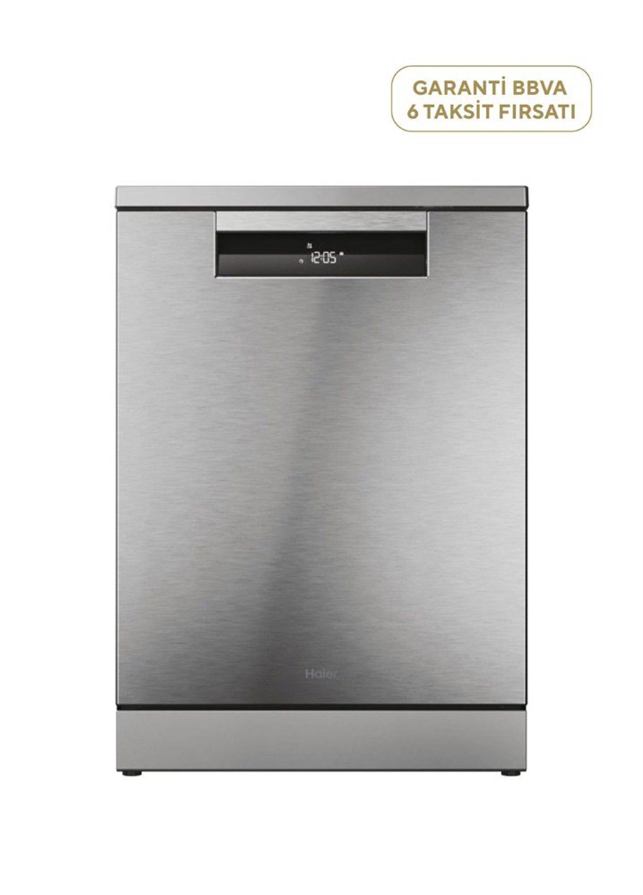 HAIER XF 5C7M0X-17 I-PRO SHINE SERIES 3 15 KİŞİLİK YIKAMA KAPASİTESİ, C ENERJİ SINIFI, 10 PROGRAMLI, 2 SEPETLİ, ALT SEP