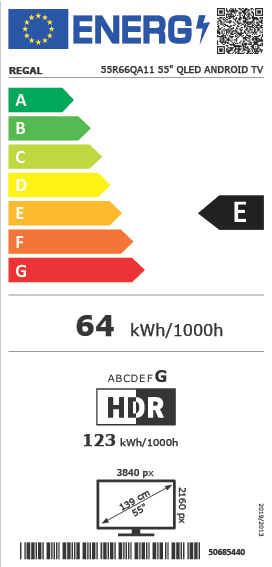 Regal 55R66QA11 4K Ultra HD 55