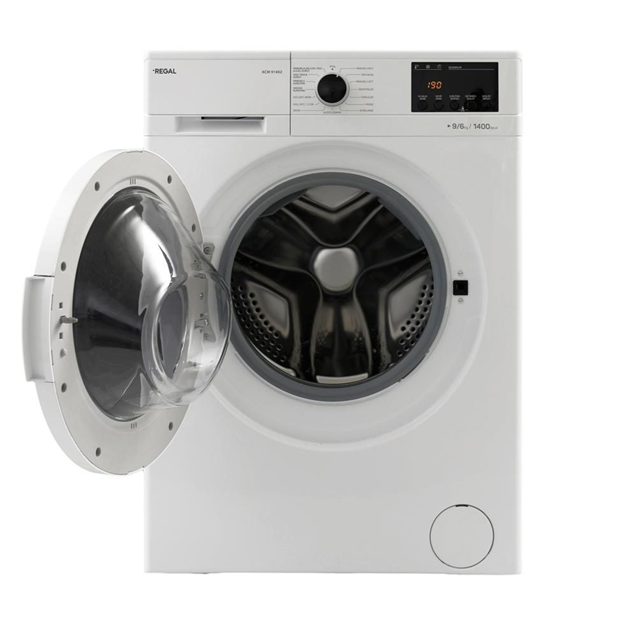 Regal KCM 91402 1400 Devir 9kg / 6 kg Kurutmalı Çamaşır Makinesi