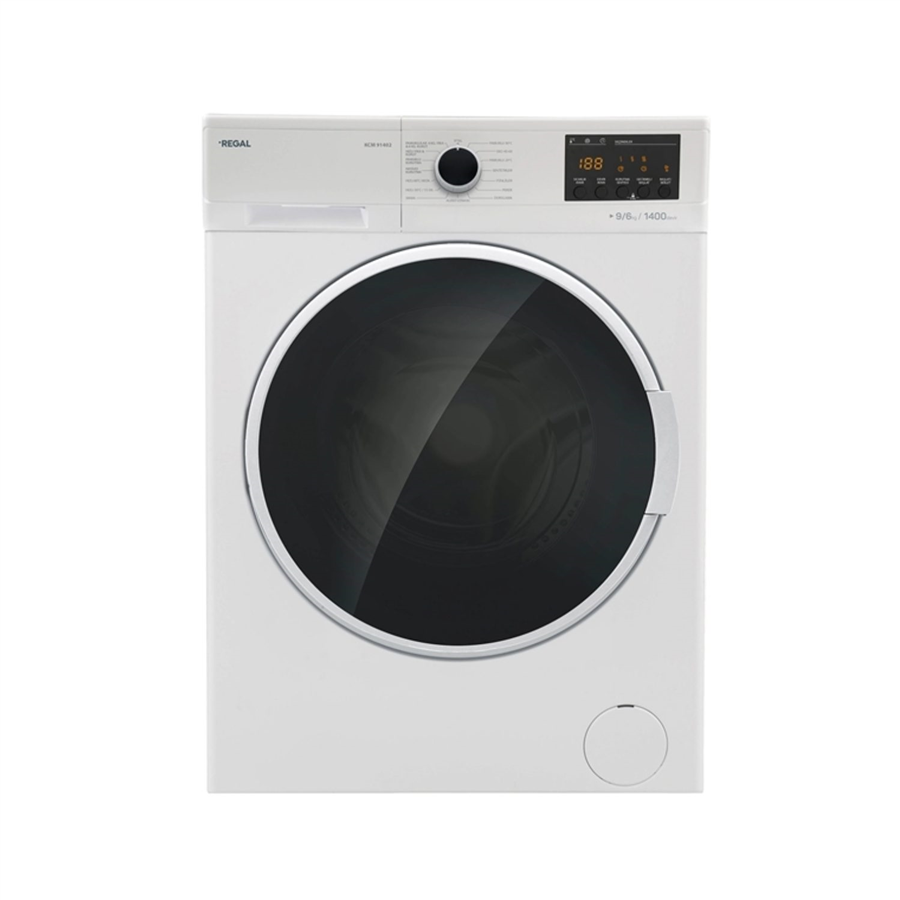 Regal KCM 91402 1400 Devir 9kg / 6 kg Kurutmalı Çamaşır Makinesi