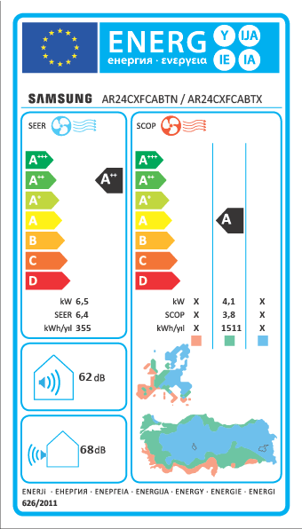 Samsung WindFree Premium Black AR24CXFCABT/SK 24000 BTU Duvar Tipi Split Klima