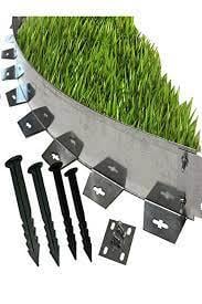 Galvaniz Esnek Çim Sınırlayıcı 2 m