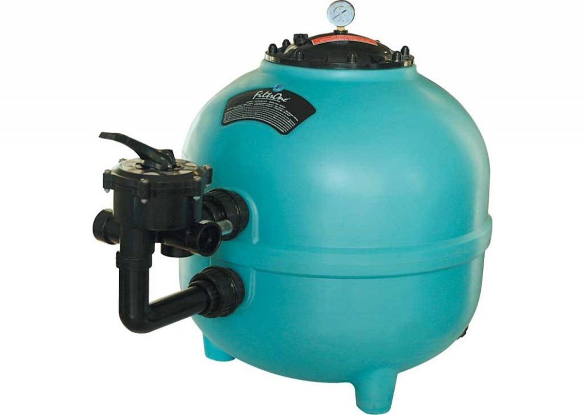 Gemaş Filtrone Plastik Kum Filtresi Yandan Vanalı