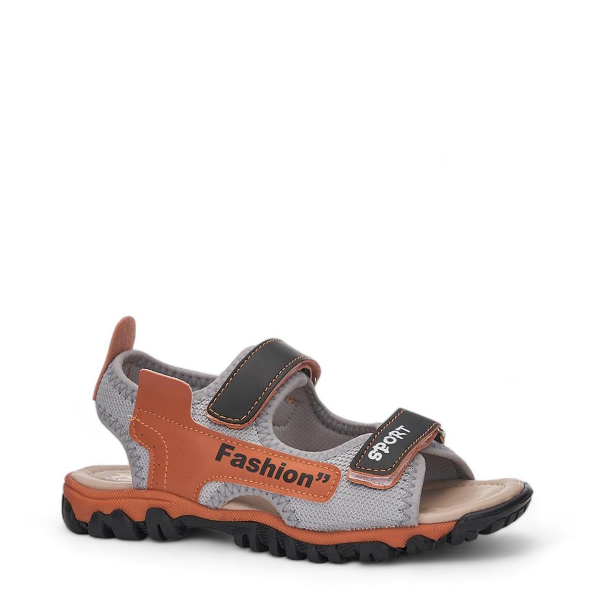 ARZEN_F_SANDALET_022 5_SİYAH_TURUNCU