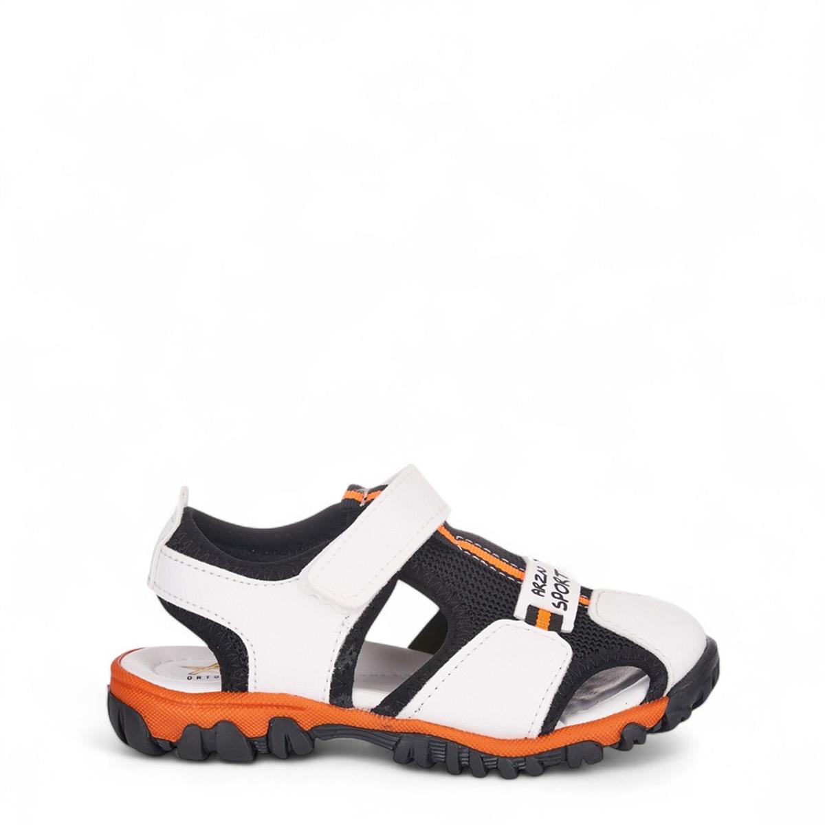 ARZEN_P_SANDALET_023 SİYAH_BEYAZ