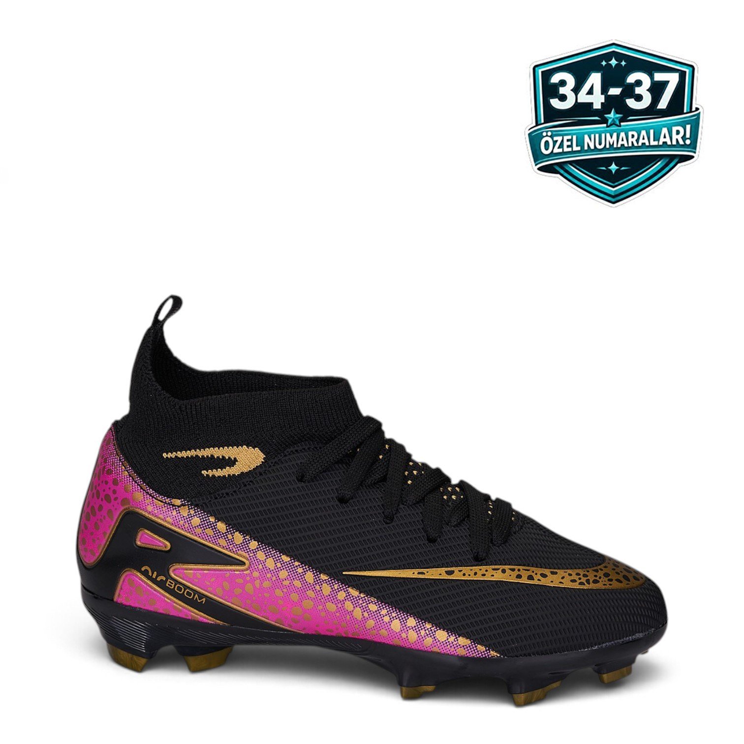LALİGA_F-G_K.R 565 SİYAH_ALTIN_DESENLİ (34-37)