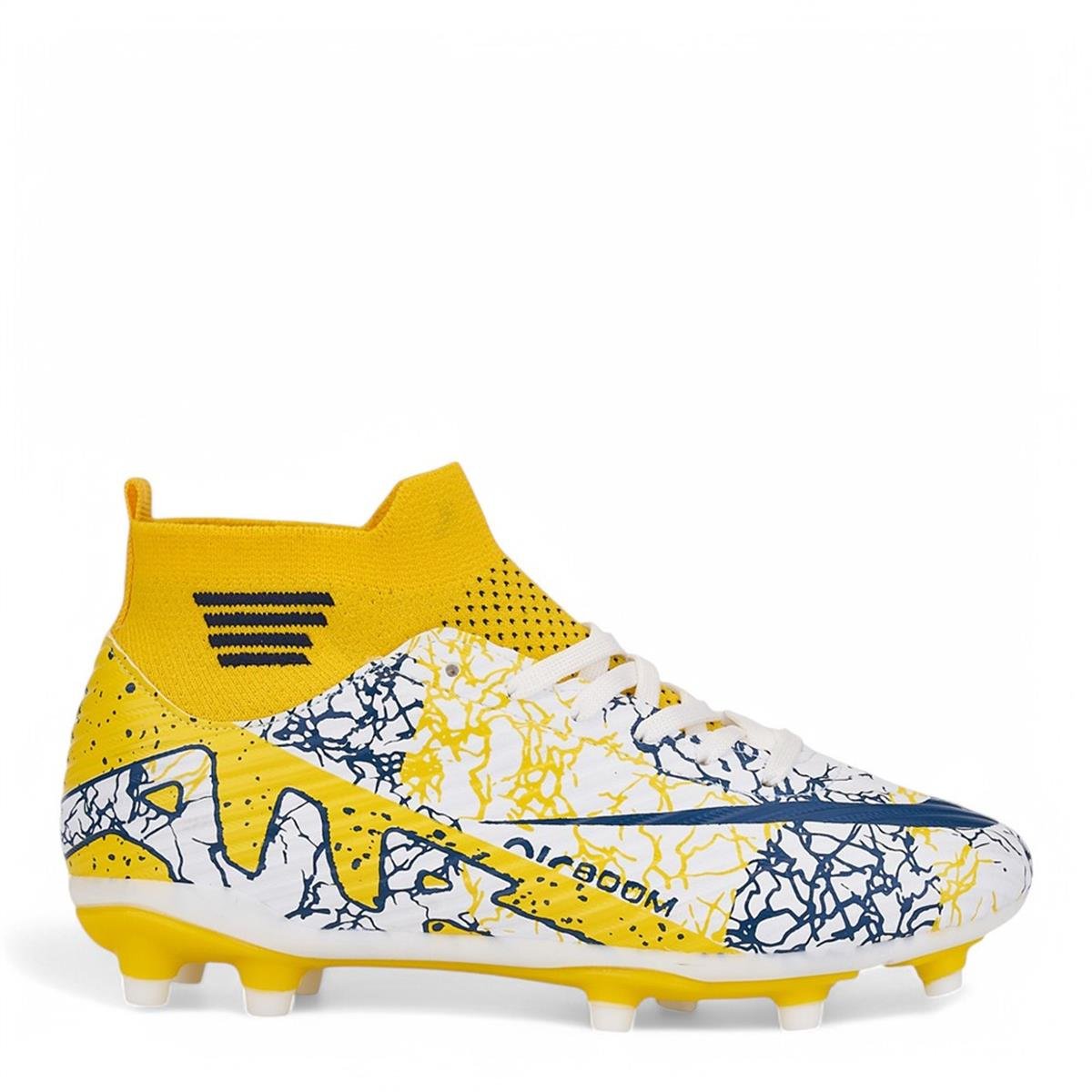 LALİGA_G_K.R_565 BEYAZ_SARI_DESENLİ