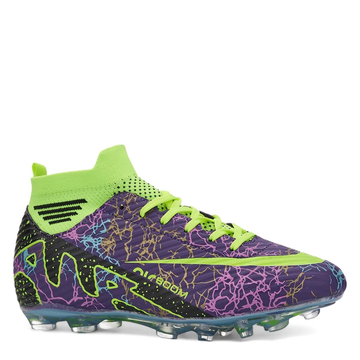 LALİGA_M_K.R_565 MOR_SARI_DESENLİ_ŞEFFAF