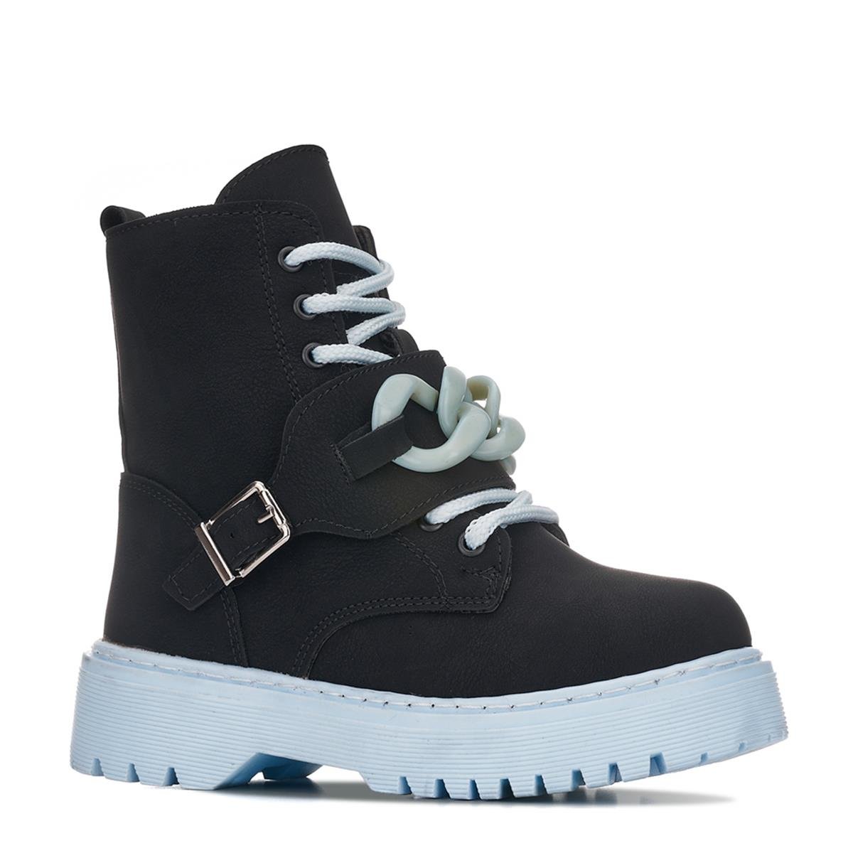 LOVINIA_F_BOT_06 SİYAH_ZÜMRÜT_MAVİ_T.B