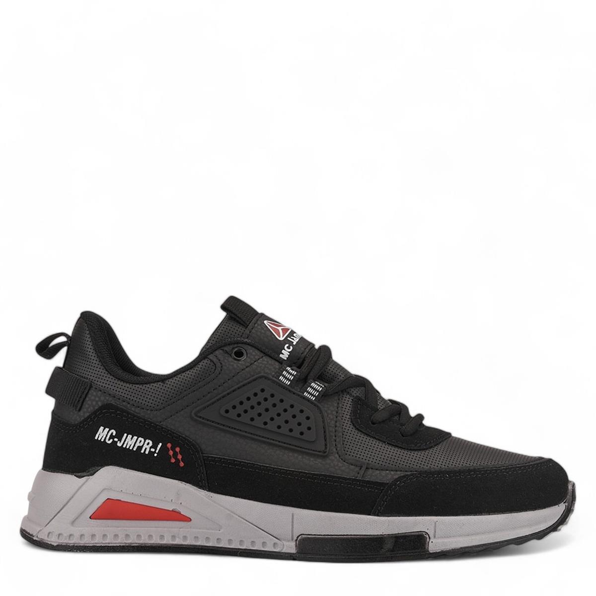 MARCOJAMPER_M_SPOR_CİLT_2137 SİYAH_BUZ_KIRMIZI