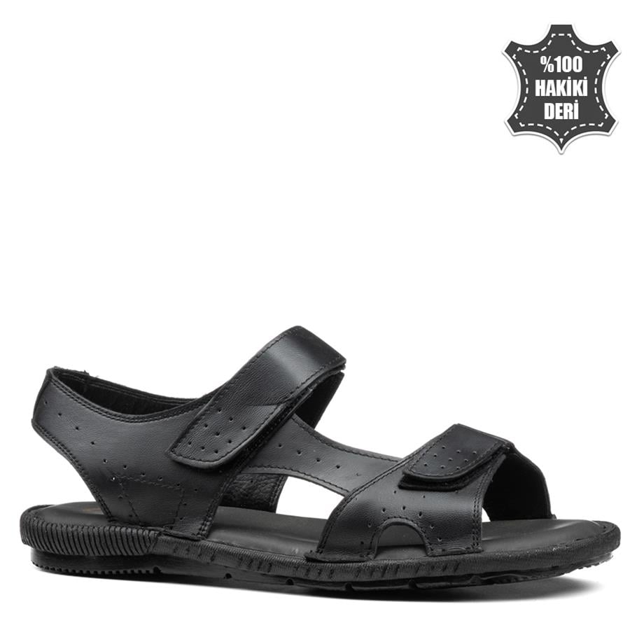 PANTER(CENGİZ)_M_SANDALET_107 SANDALET_SİYAH