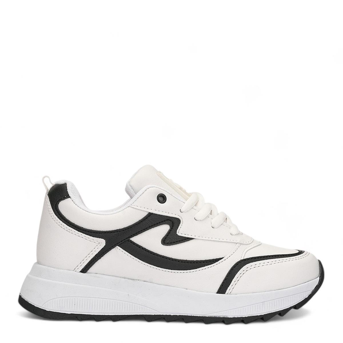 QUEEN_STEP_Z_SPOR_CİLT_4077 BEYAZ_SİYAH
