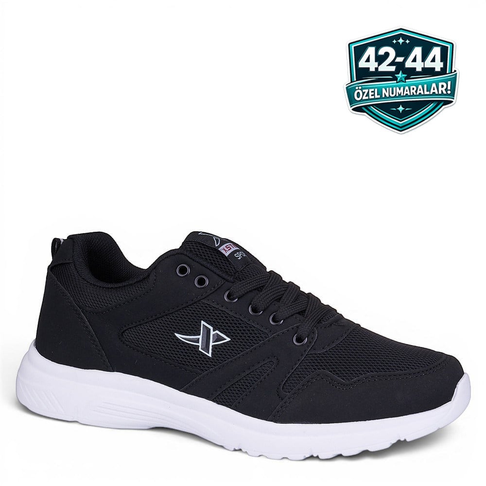 X-STEP_M_SPOR_020_A SİYAH_BEYAZ_42-44_NUMARA