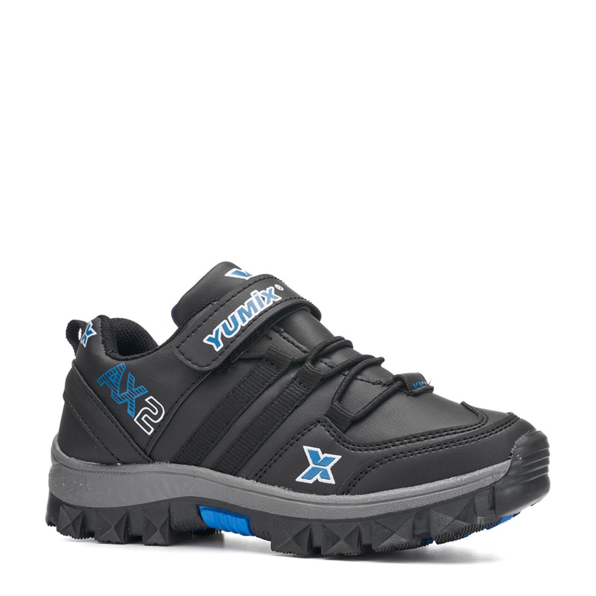 YUMİX_F_TREKKİNG_7255 SİYAH_SAKS_MAVİ