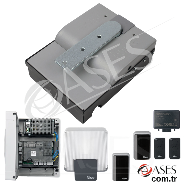 Nice S-FAB 2124 Dairesel Kapı Motoru (Tek Motorlu Kit)