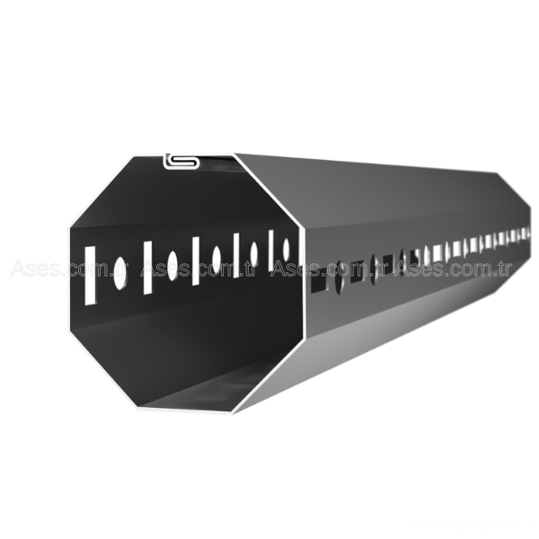 WHİTE FORMTB.040.00.050 40x0,50mm Sekizgen Panjur Sarım Borusu