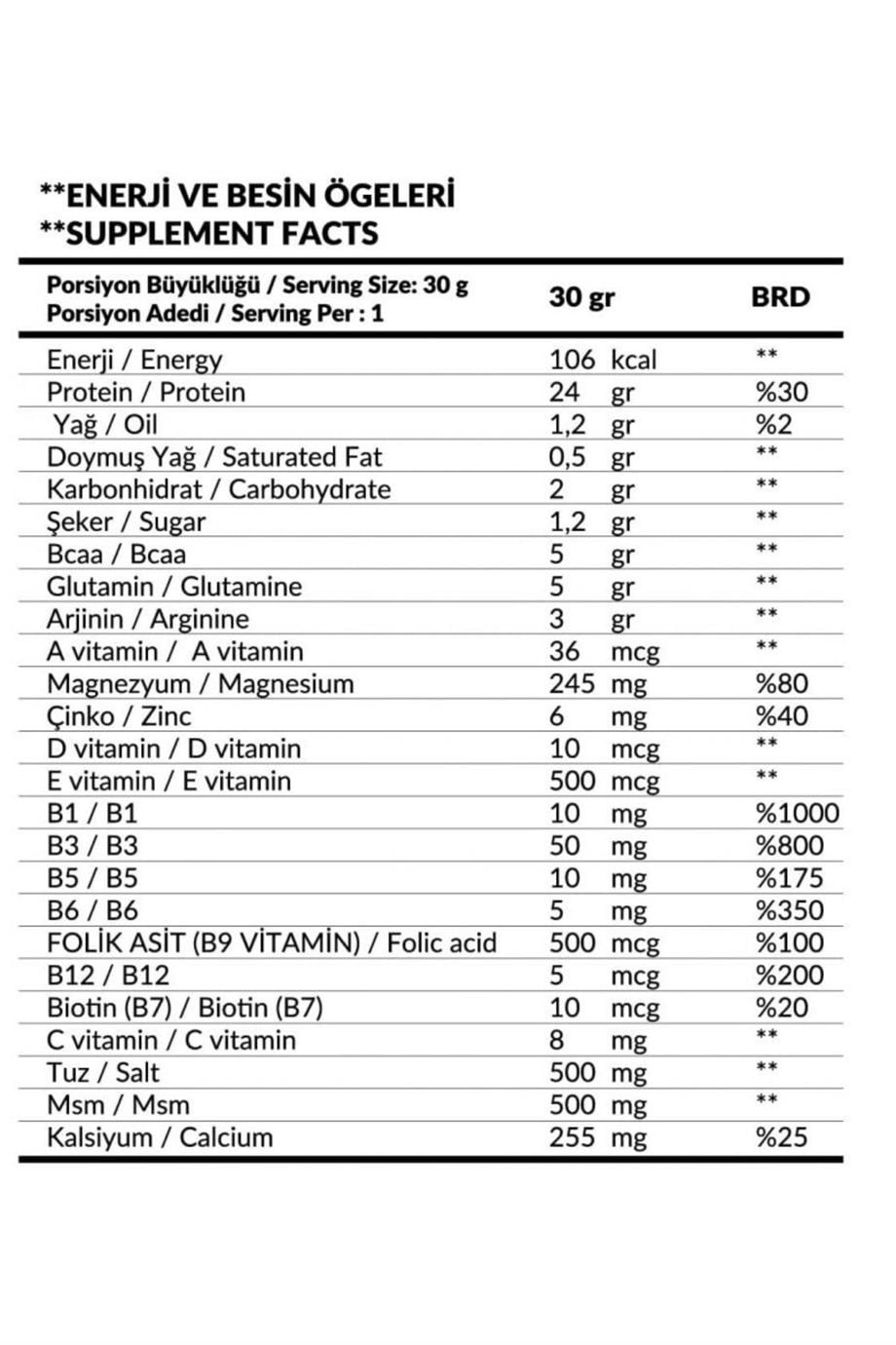 5Power Whey Protein Tozu 72 Servis 2160 gr