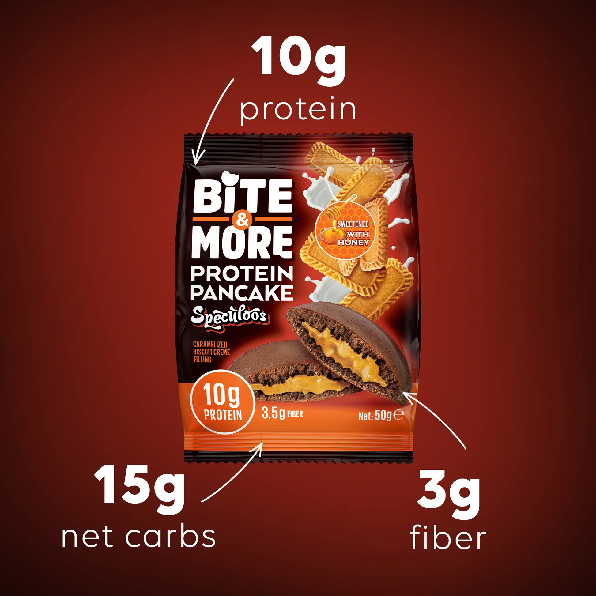 Bite & More Protein Pancake 50 gr x 12 Adet