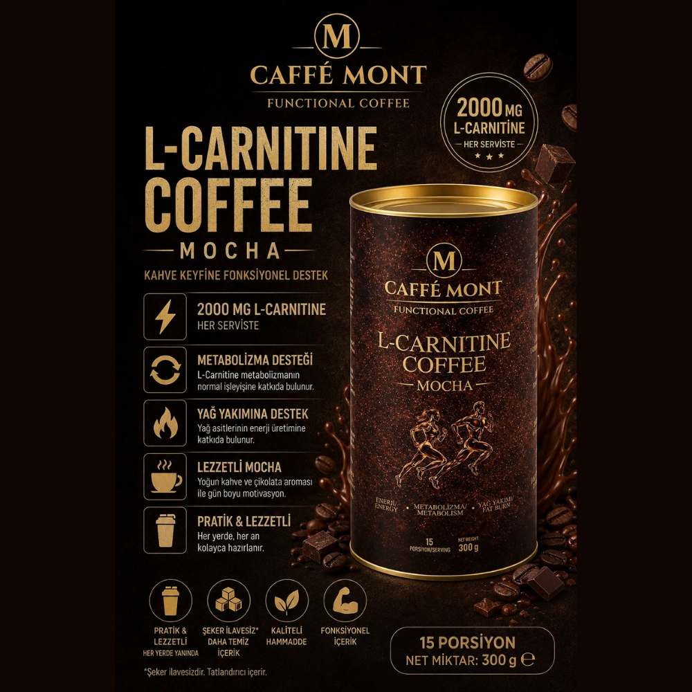 Caffe Mont Caffe Mont L-Carnitine Coffee 300 Gr