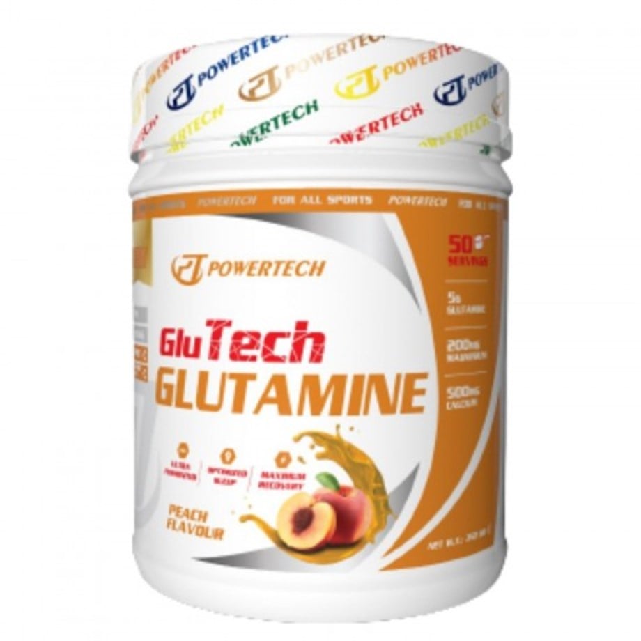 GLUTECH L GLUTAMİNE 350 GR 50 SERVİS ŞEFTALİ AROMALI