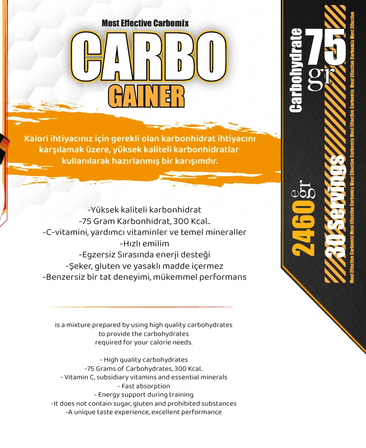 Nowup Nutrition Carbo Gainer 2460 gr