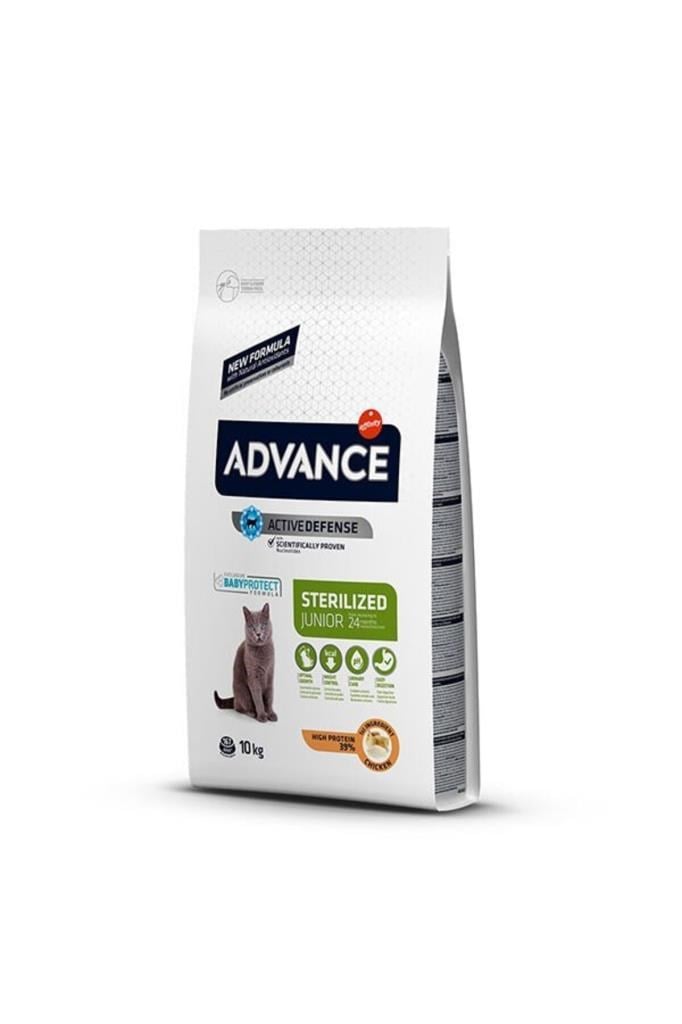 Advance Advance Young Sterilised Tavuklu Kısırlaştırılmış Yavru Kedi Maması 10 Kg
