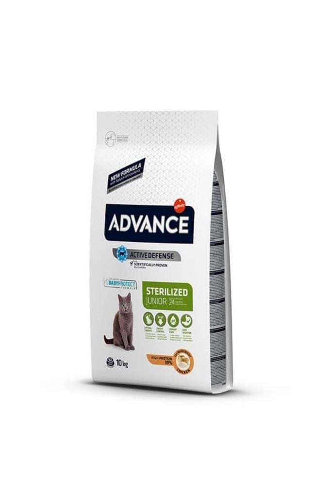 Advance Advance Young Sterilised Tavuklu Kısırlaştırılmış Yavru Kedi Maması 10 Kg