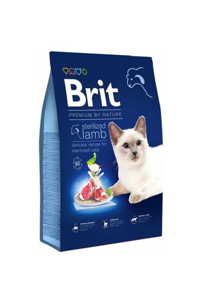 Brit Brit Premium By Nature Sterilised Kuzu Etli Kısırlaştırılmış Yetişkin Kedi Maması 8 Kg