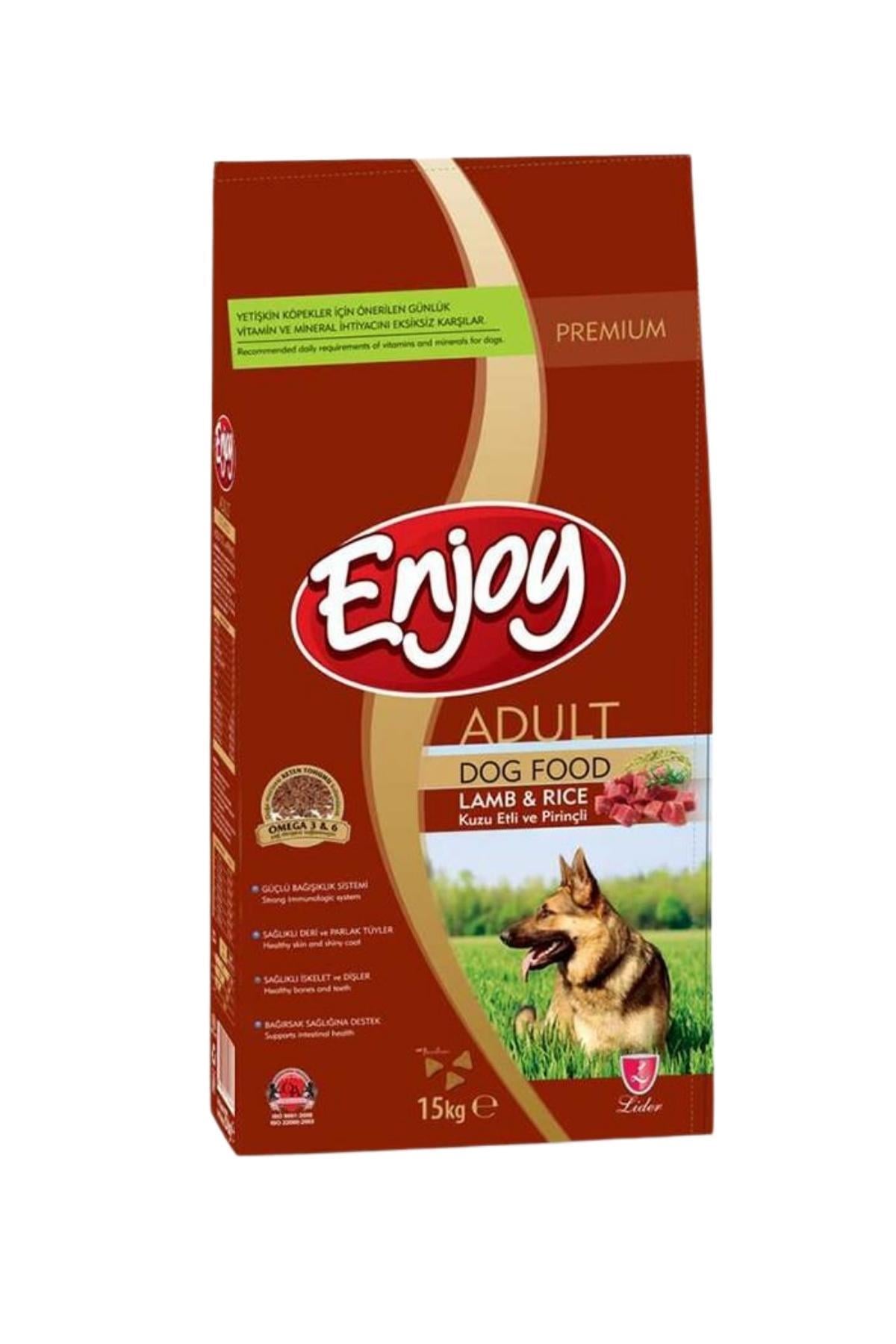 Enjoy Kuzu Etli Yetişkin Köpek Maması 15 kg
