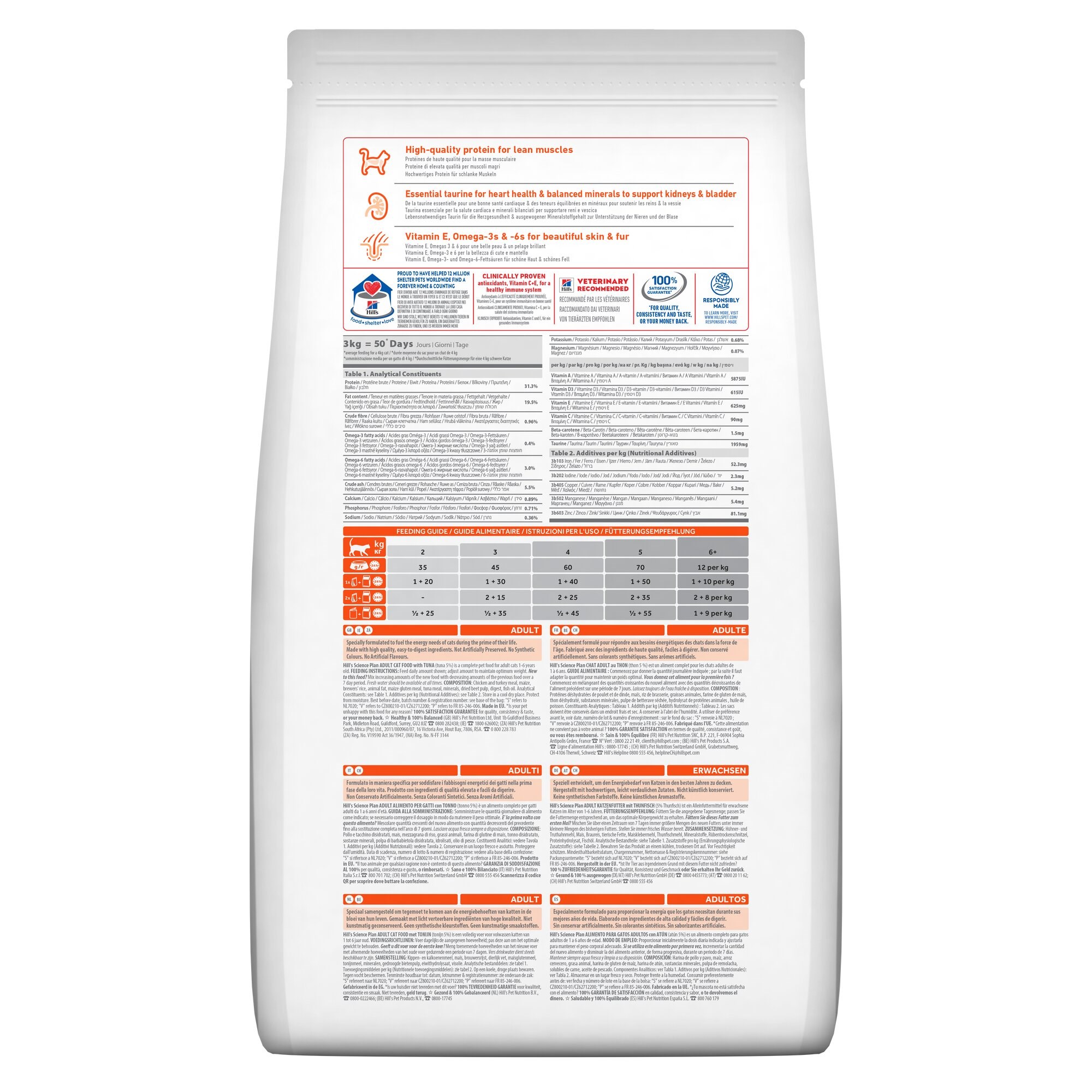 Hill's Hill's Optimal Care Tuna Balıklı Yetişkin Kedi Maması 1,5kg