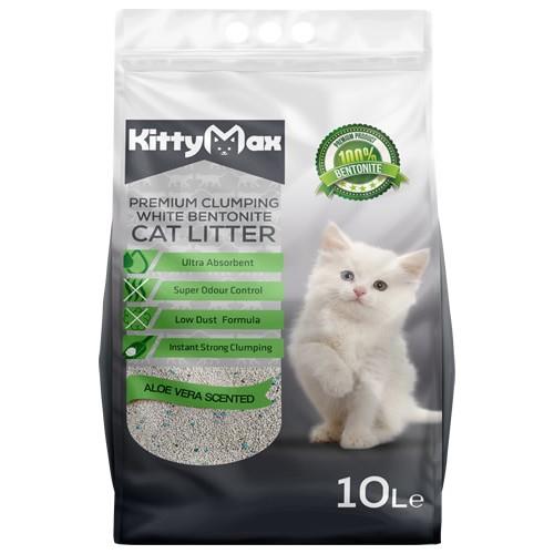 Kittymax Kittymax KittyMax Aloe Vera Kokulu Bentonit Kedi Kumu 10 lt