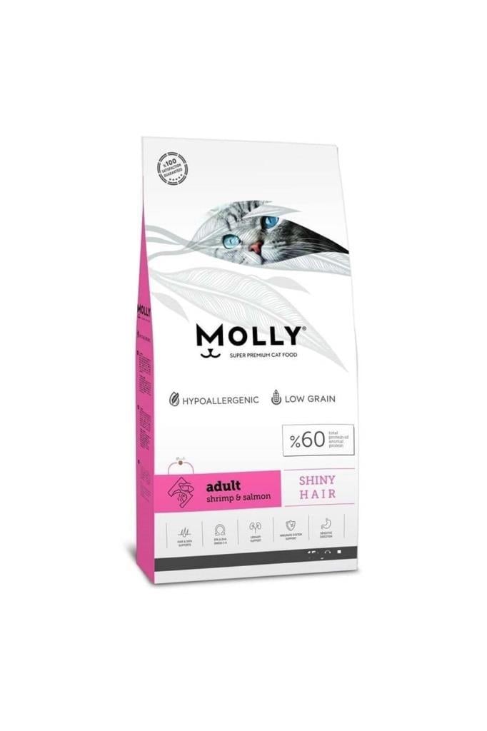 Molly Molly Karidesli Somonlu Yetişkin Kedi Maması Hypoallergenic 15 Kg