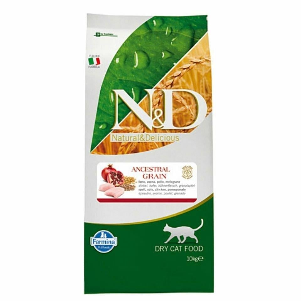 ND N&D Tavuklu ve Narlı Düşük Tahıllı Kısırlaştırılmış Kedi Maması 10 kg