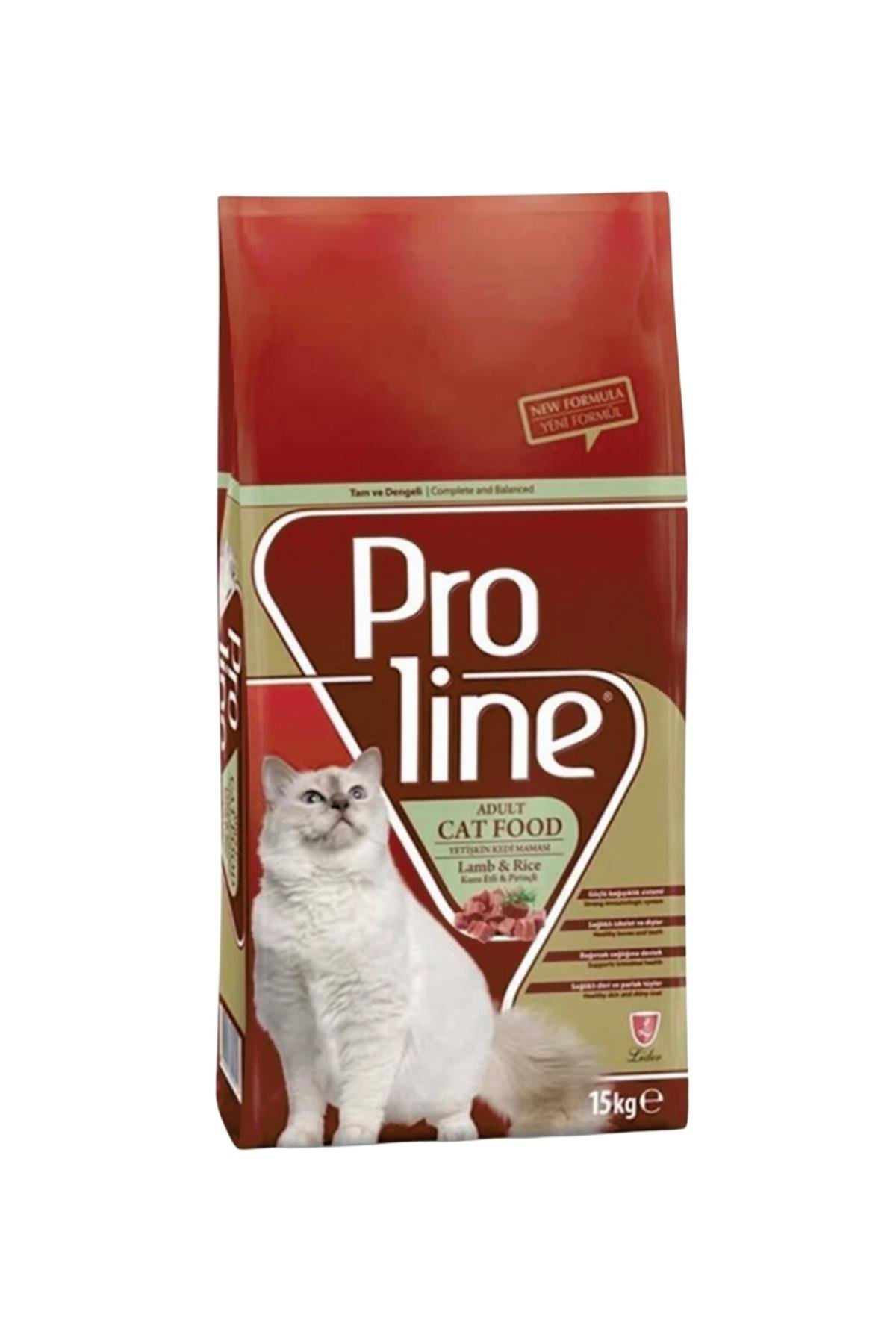 Pro Line Kuzu Etli Ve Pirinçli Yetişkin Kedi Maması 15 Kg