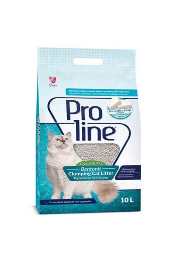 Proline Pro Line Proline Marsilya Sabun Kokulu Topaklanan Bentonit Kedi Kumu 10 Lt