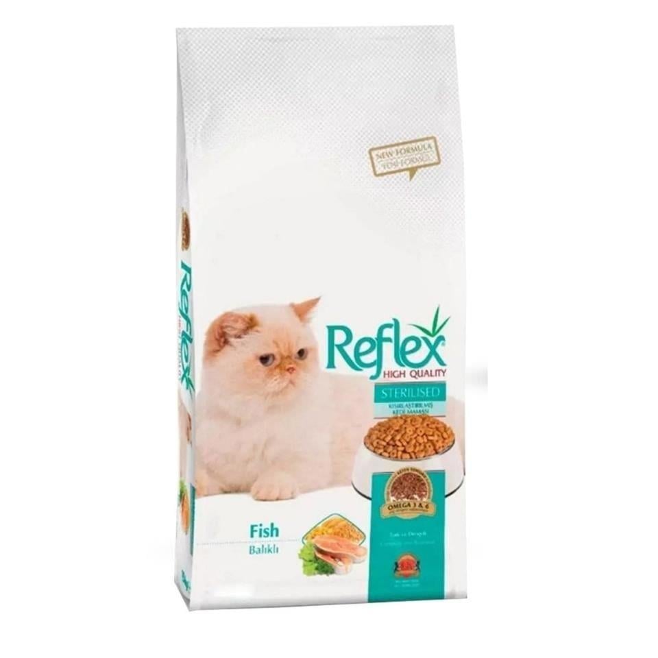 Reflex Reflex Sterilised Balıklı Kedi Maması 15 kg