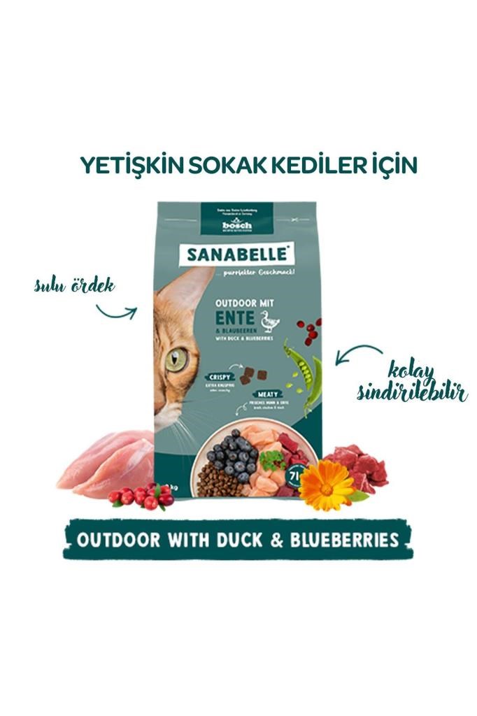 Sanabelle Outdoor Ördek Etli Yetişkin Kuru Kedi Maması 8 Kg