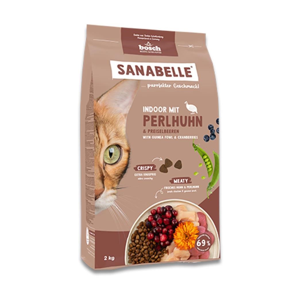 sanabelle Sanabelle Sanabelle Indoor Gine Tavuğu ve Yaban Mersinli Yetişkin Kuru Kedi Maması 8 Kg