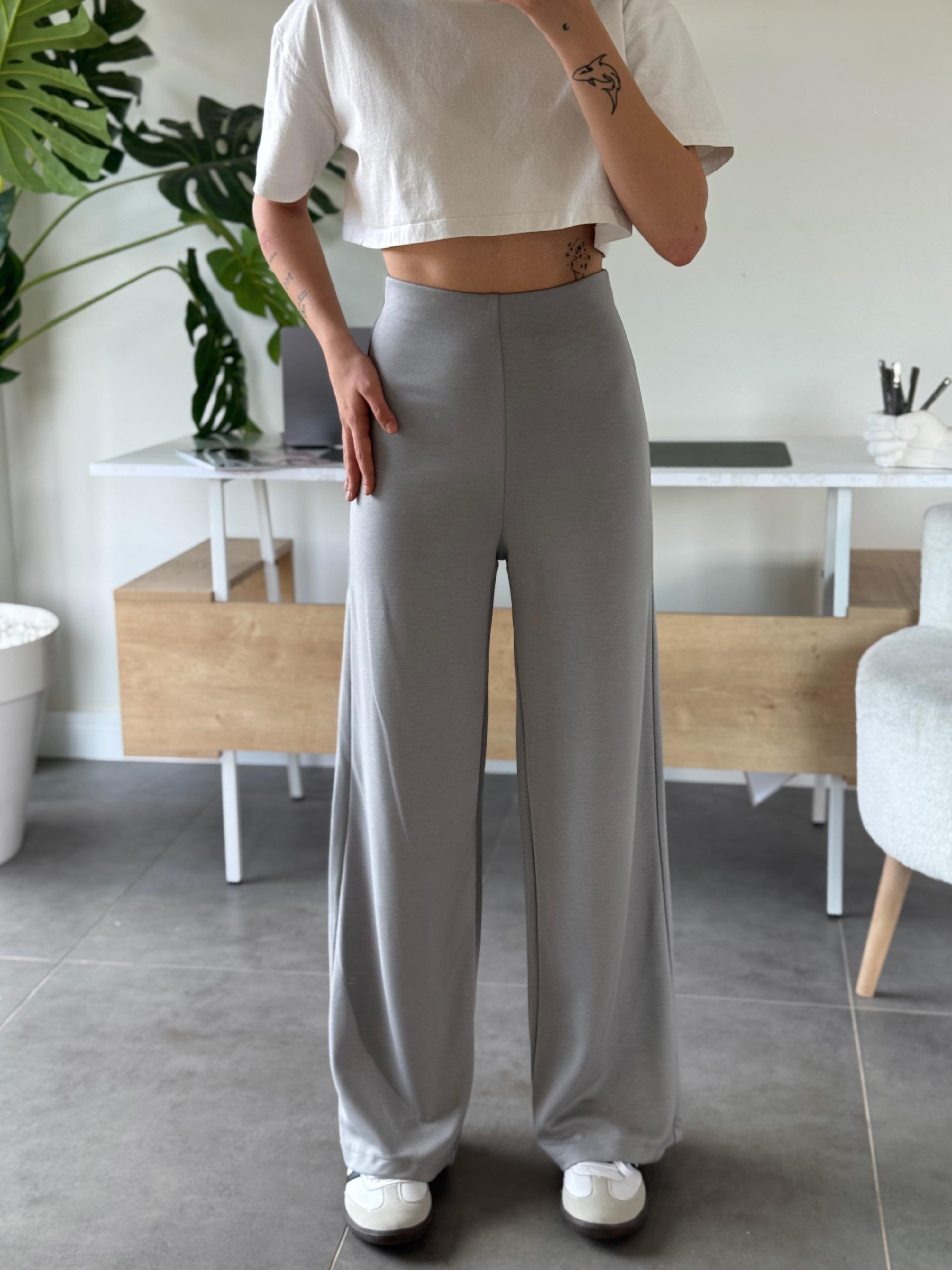 Seja Gri Oysh Tayt Pantolon