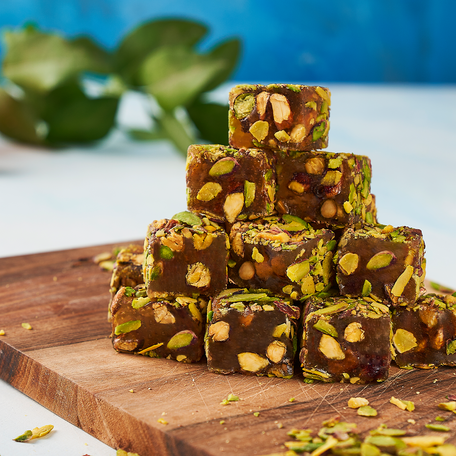 File Antep Fıstığı Kaplı Ballı Antep Fıstıklı Lokum 500g