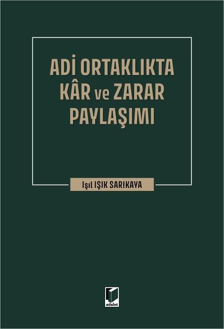 Adi Ortaklıkta Kar ve Zarar Paylaşımı