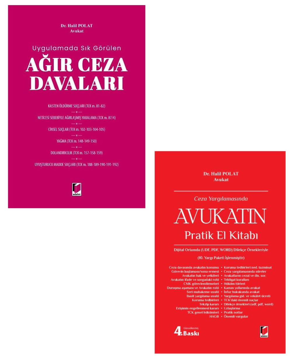 Ağır Ceza Davaları + Ceza Yargılamasında Avukatın Pratik El Kitabı Kampanya Seti